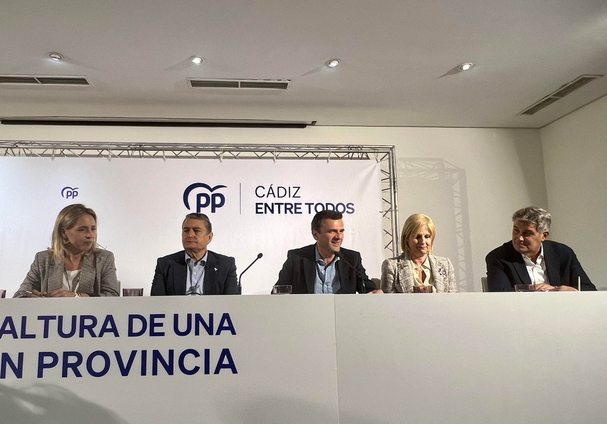 La junta directiva provincial del PP se celebra en Jerez con las líneas rojas de Sánchez como tema principal.