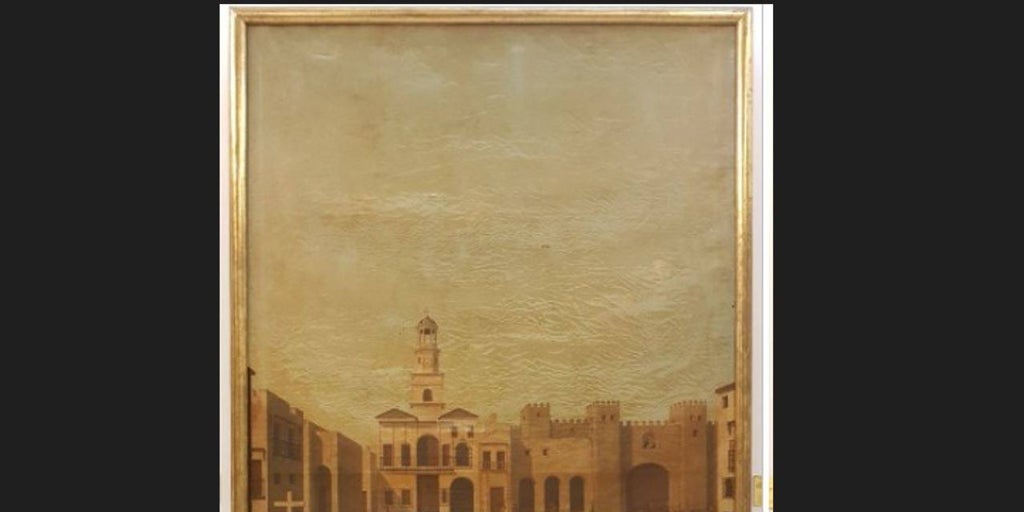 Así ha quedado el cuadro 'Plaza de San Juan de Dios en 1596' del Museo ...