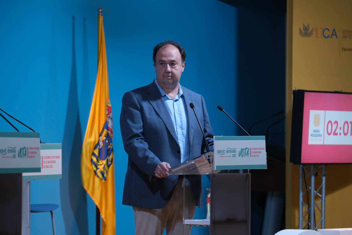 Fotos: cara a cara entre los candidatos a dirigir la Universidad de Cádiz