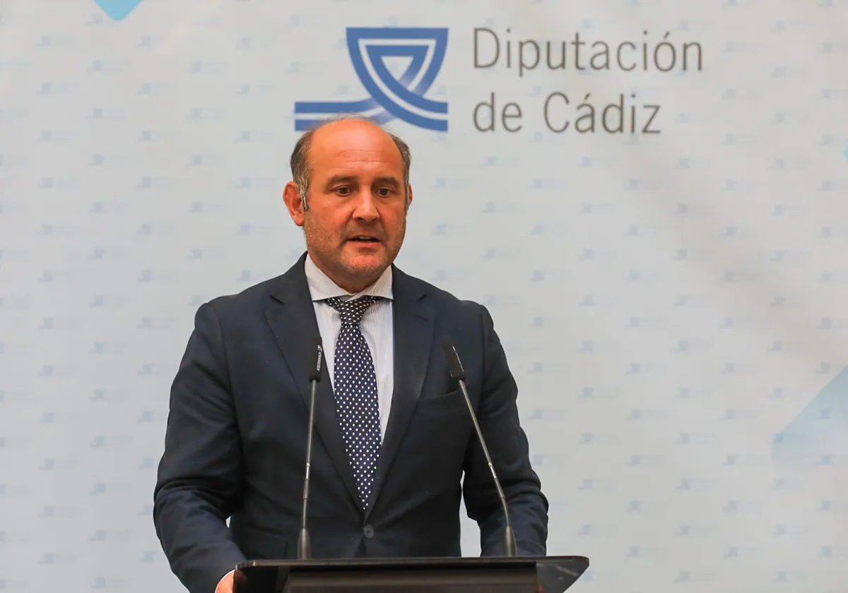 El vicepresidente primero de Diputación Juancho Ortiz.