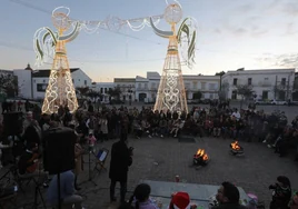 Fotos: Zambomba en la plaza Belén de Jerez