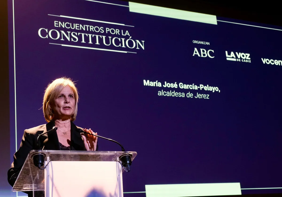 María José García Pelayo, en los Encuentros por la Constitución