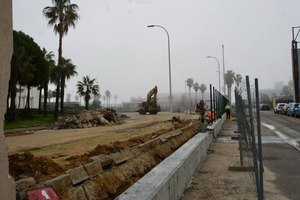 Así queda el nuevo vallado de Altadis