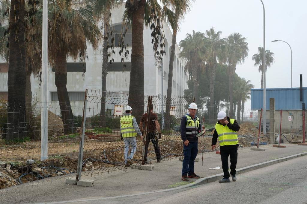 Así queda el nuevo vallado de Altadis