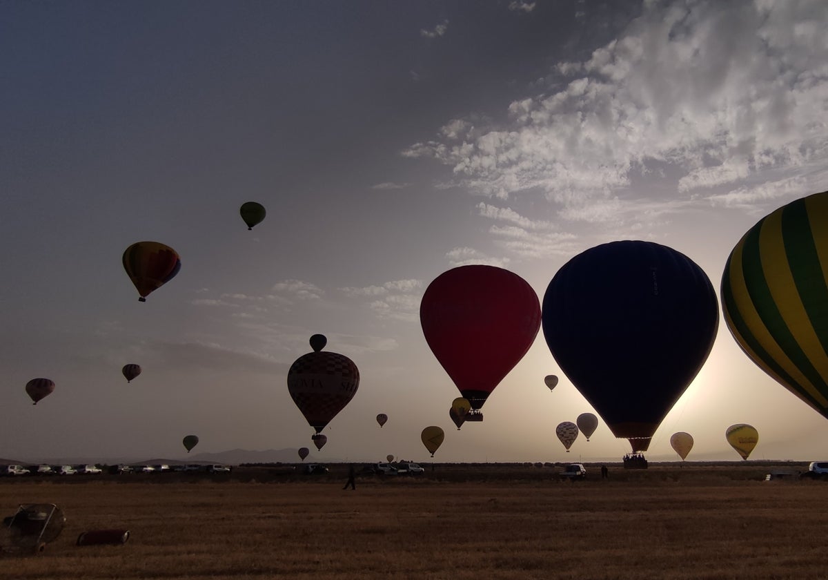 Imagen de uno de los vuelos en globo en la provincia de Cádiz