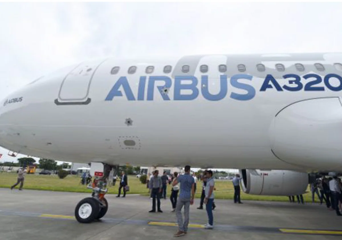 Imagen de un Airbus A320, uno de los modelos que ha encargado la compañía turca