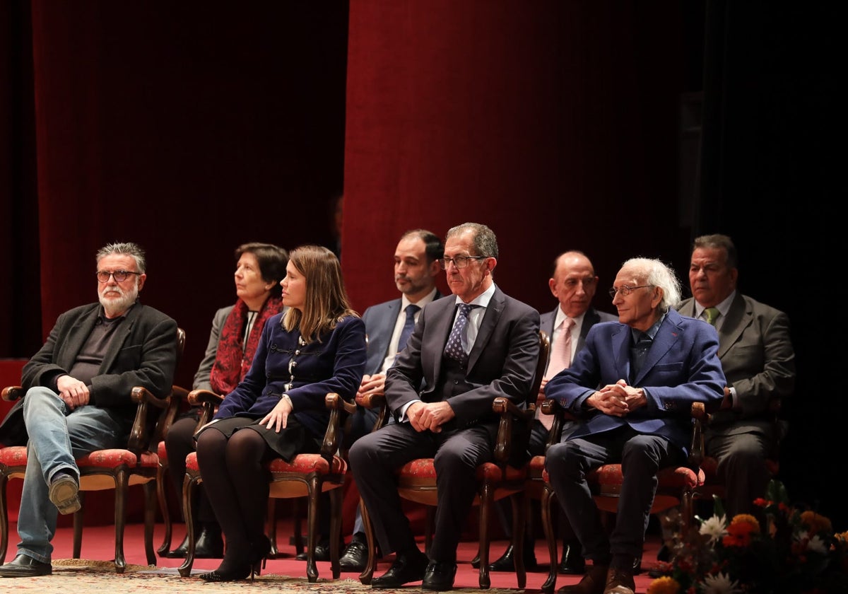 Los premiados, en el teatro Pedro Muñoz Seca