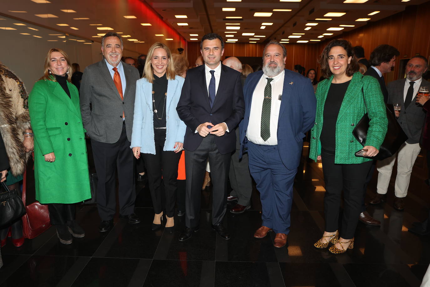 Inmaculada Olivero, Jesús Maeso, Almudena Martínez, Bruno García, Manolo Garrido y Carmen Sánchez.