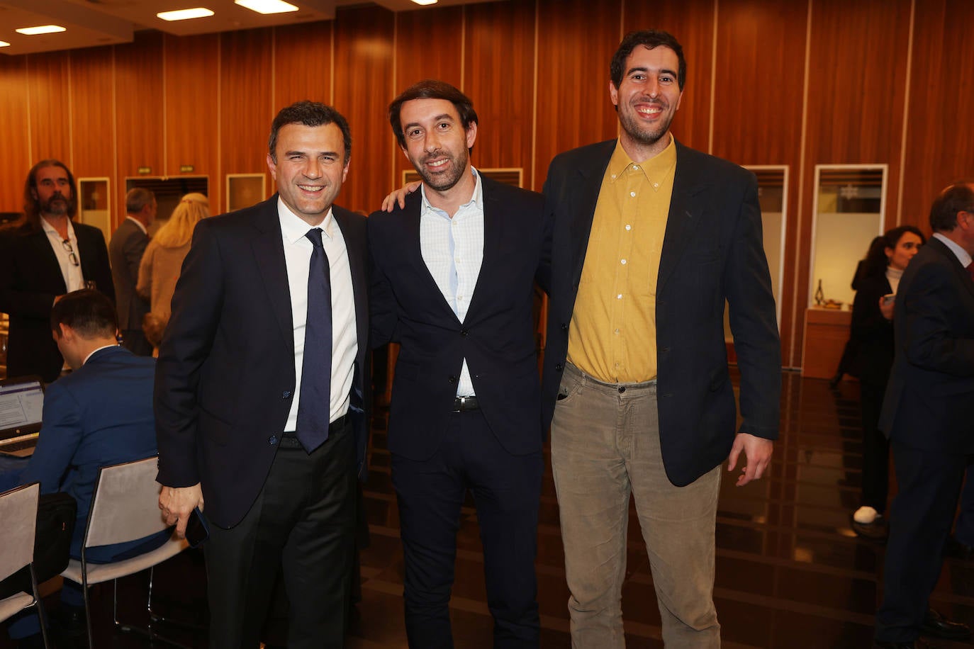 Bruno García, Juan Antonio Parra y Cándido Povedano.