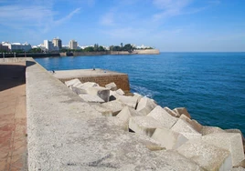 La Autoridad Portuaria retira más de 1.800 kilos de basura de las escolleras de la Bahía este año