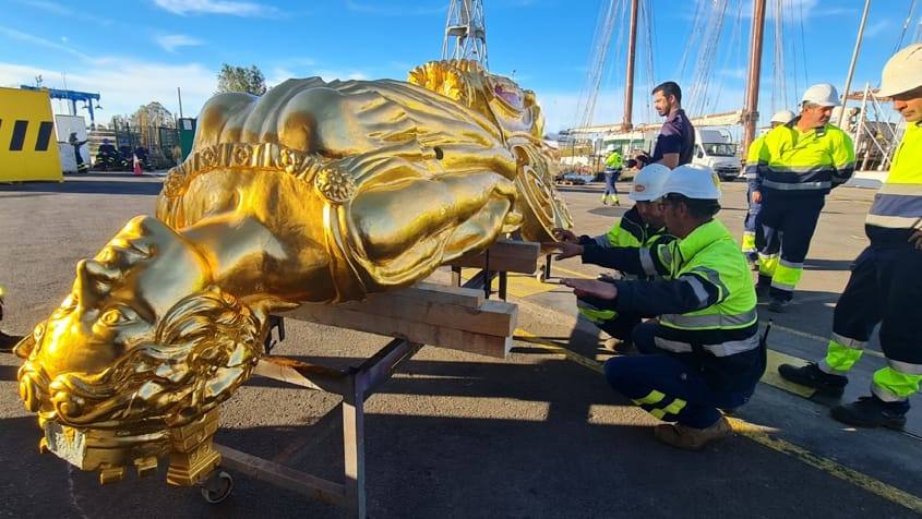 El buque Elcano prepara su 96 crucero de instrucción