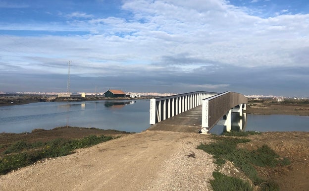 La pasarela Bartivás, una de las cuatro que tiene el recorrido.