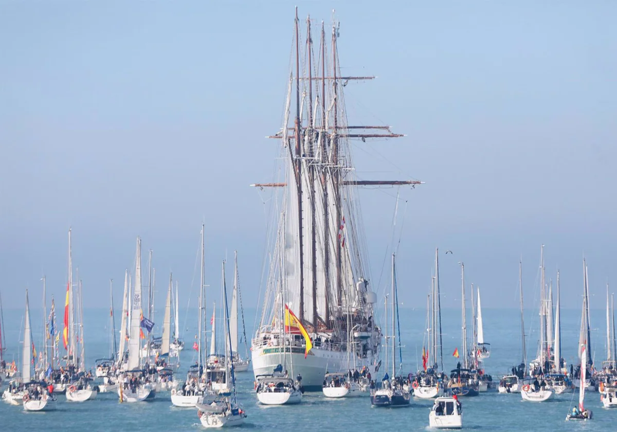 Cádiz prepara la despedida más intensa para el buque Juan Sebastián de Elcano