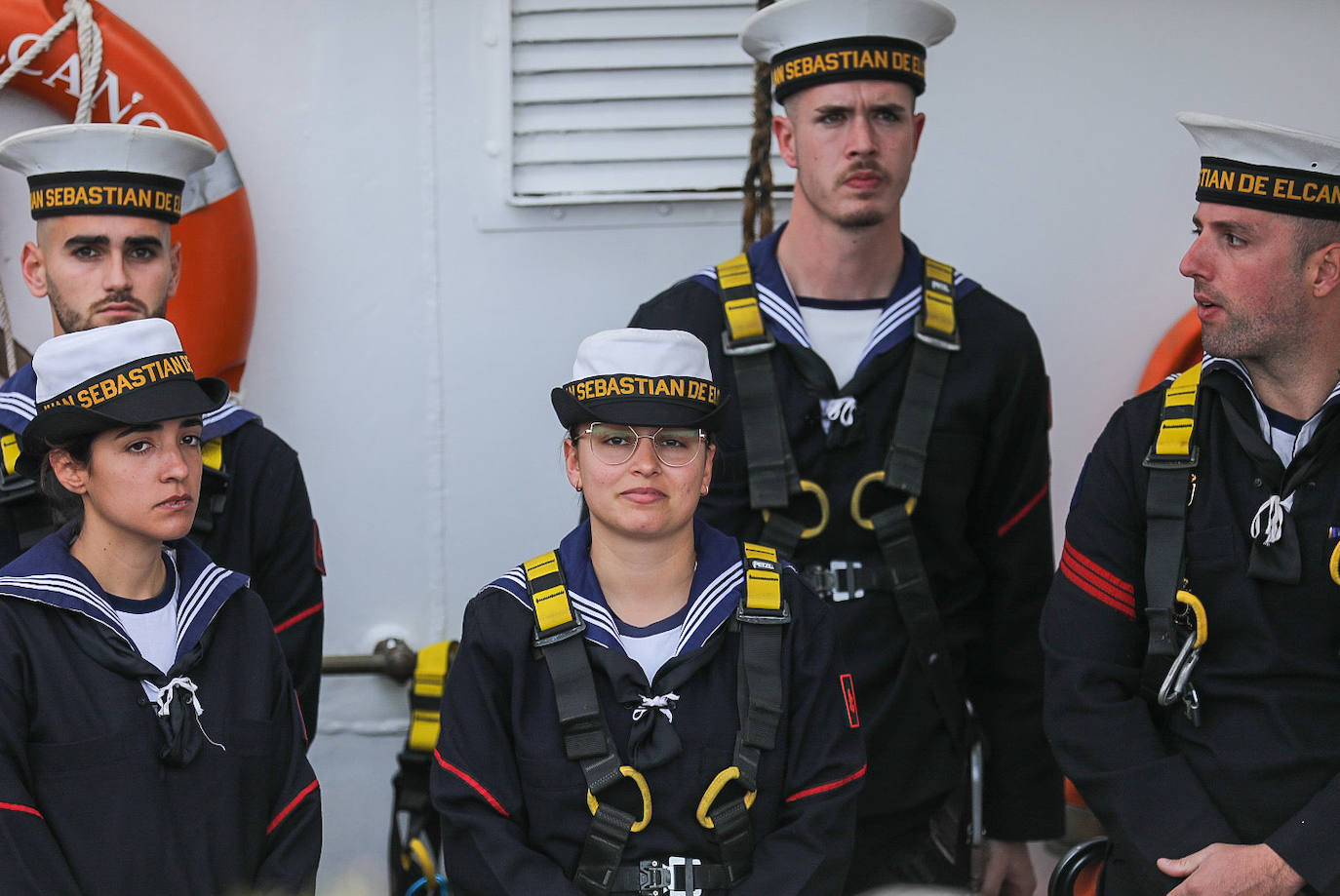 Fotos: Adiós al buque Juan Sebastián de Elcano, el embajador de Cádiz inicia un nuevo crucero de instrucción