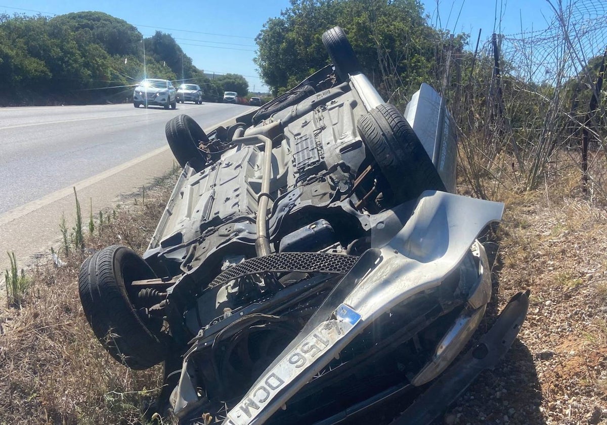 Imagen de archivo de un accidente de tráfico en Cádiz