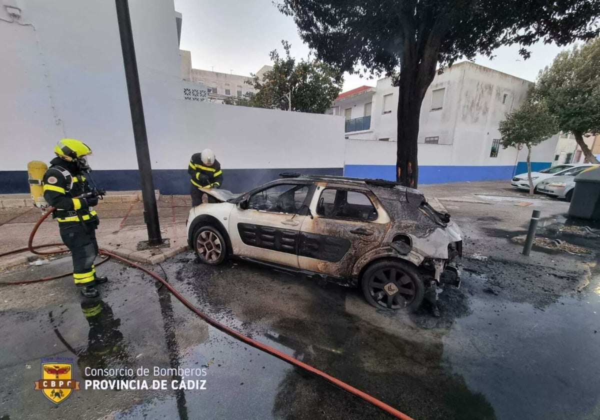 Suceso en San Fernando este sábado.