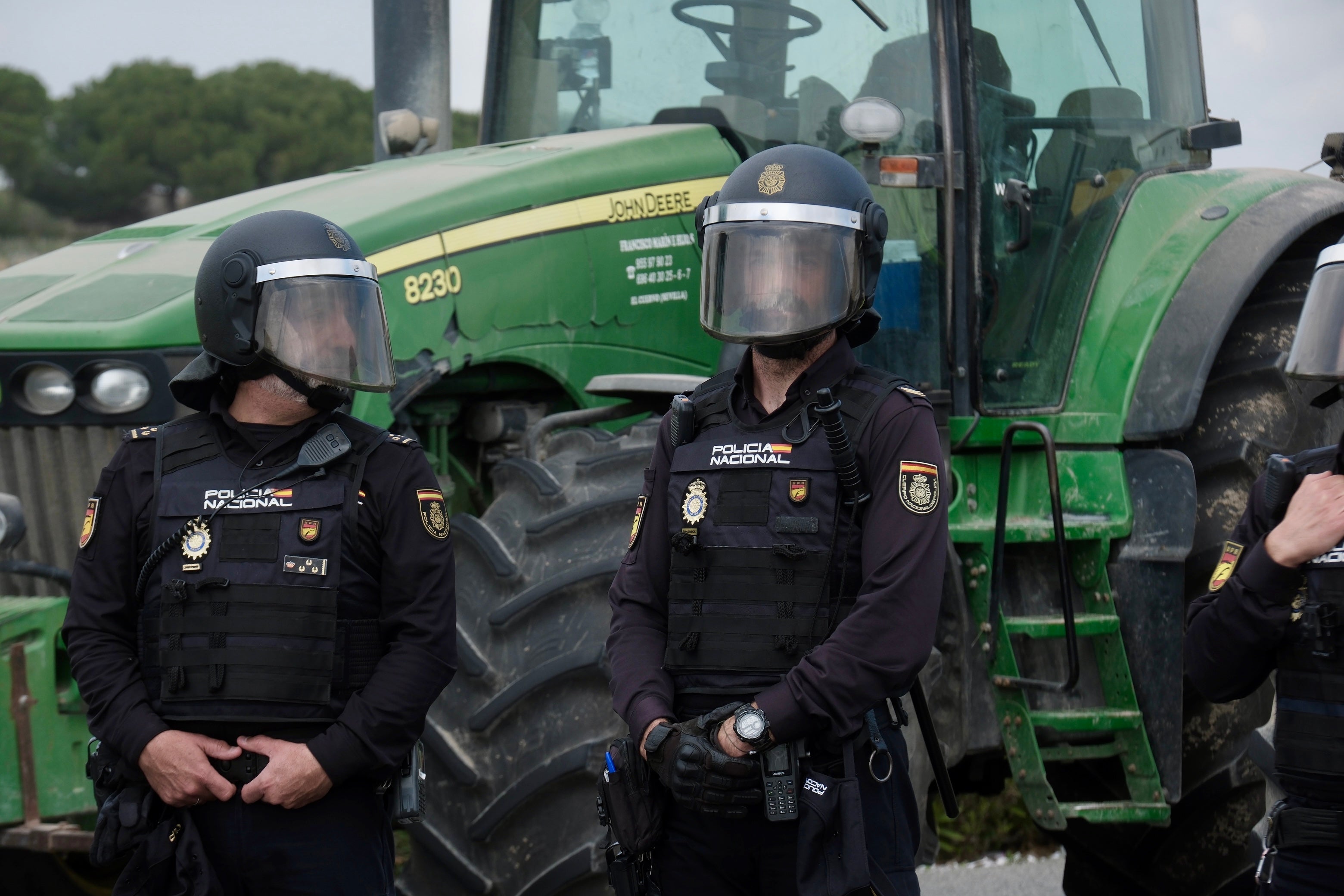 Fotos: Así ha sido la segunda jornada de movilizaciones de agricultores y ganaderos en Jerez