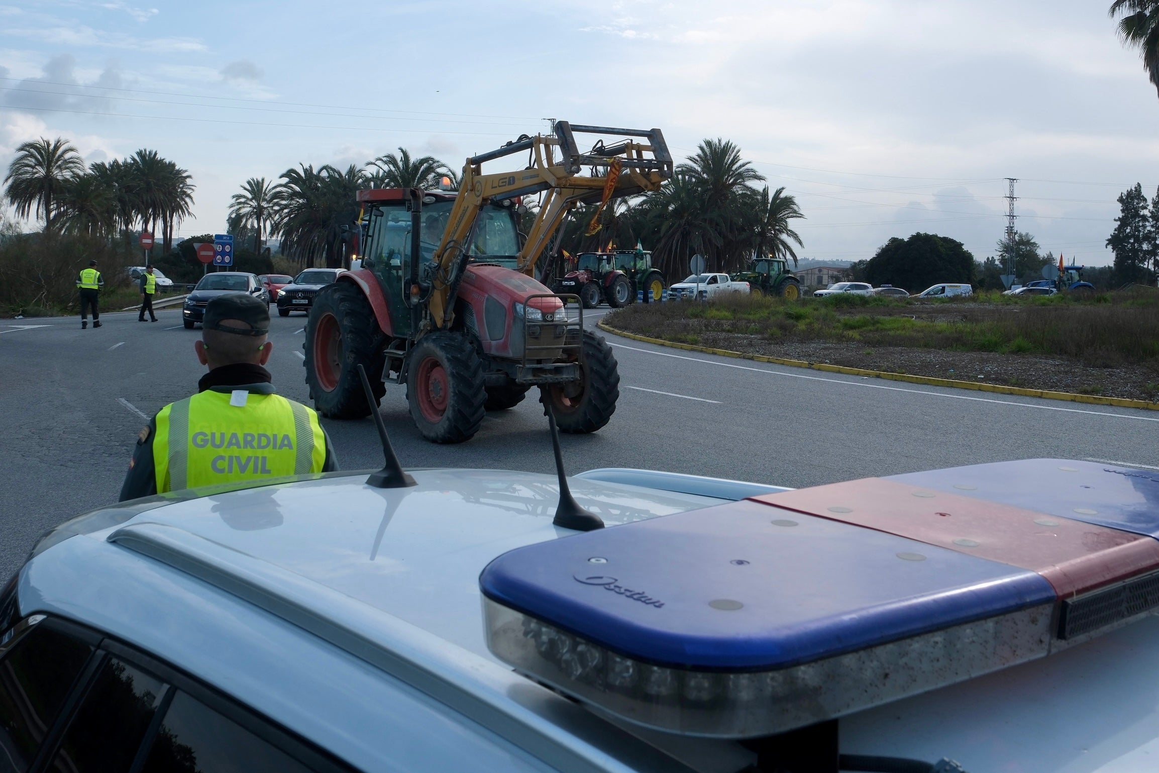 Fotos: Así ha sido la segunda jornada de movilizaciones de agricultores y ganaderos en Jerez