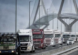 Camioneros gaditanos pretenden sumarse este fin de semana a las protestas de los agricultores