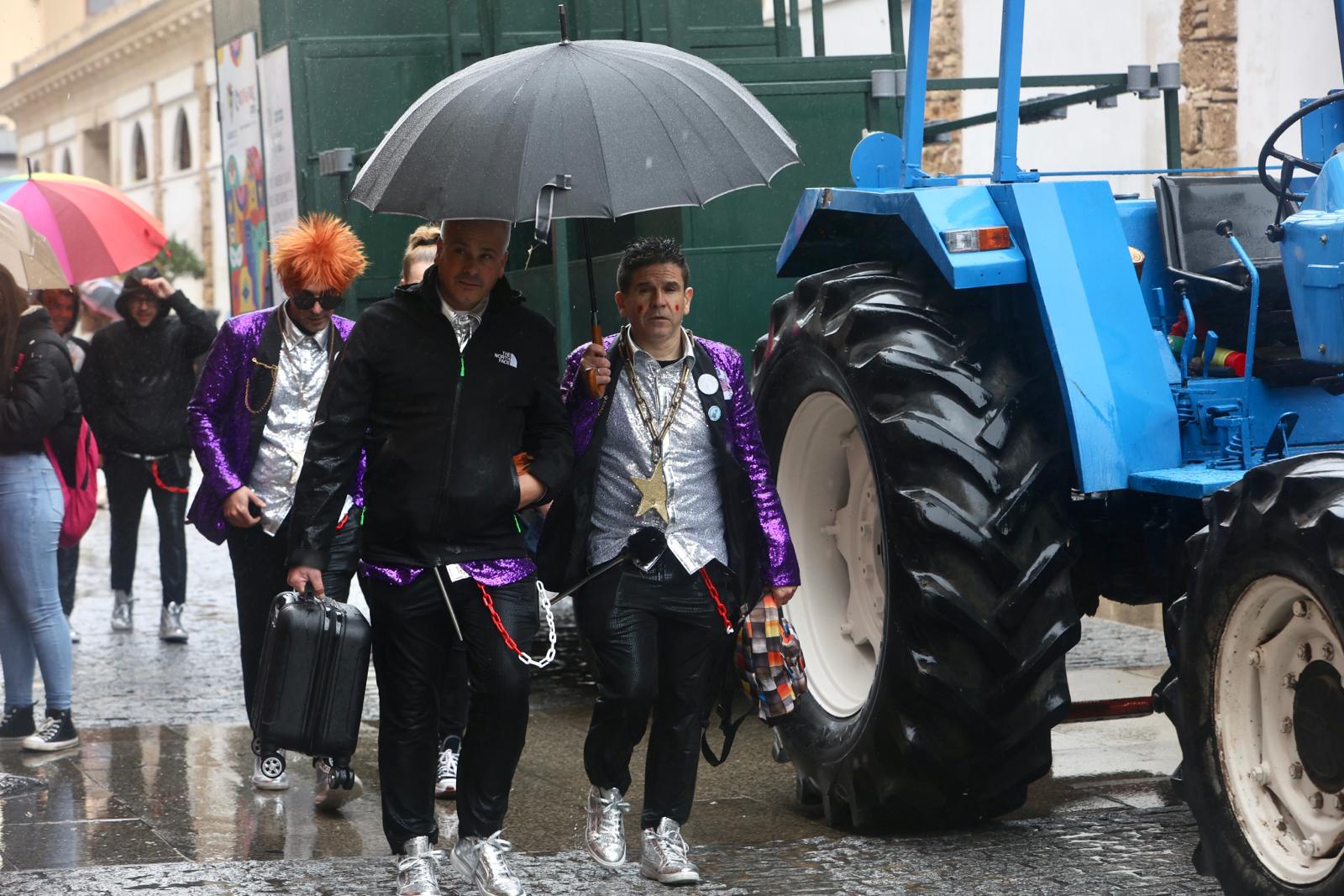 Fotos: Las imágenes de un domingo de Carnaval pasado por agua