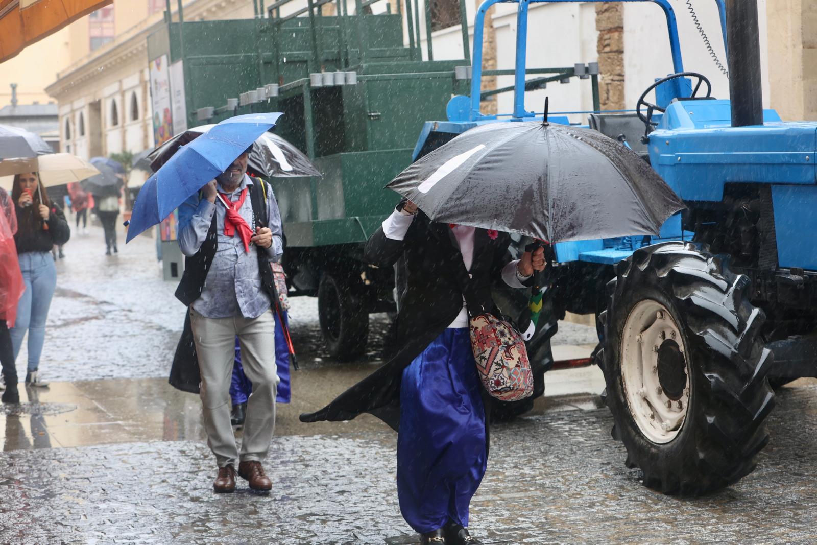 Fotos: Las imágenes de un domingo de Carnaval pasado por agua