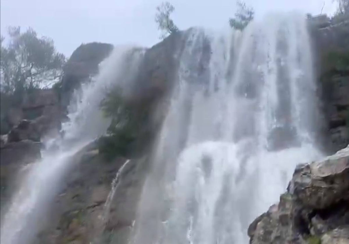 La catarata de El Chorrero