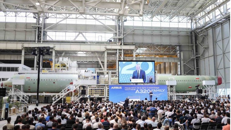 Conferencia en Toulouse de los resultados de Airbus