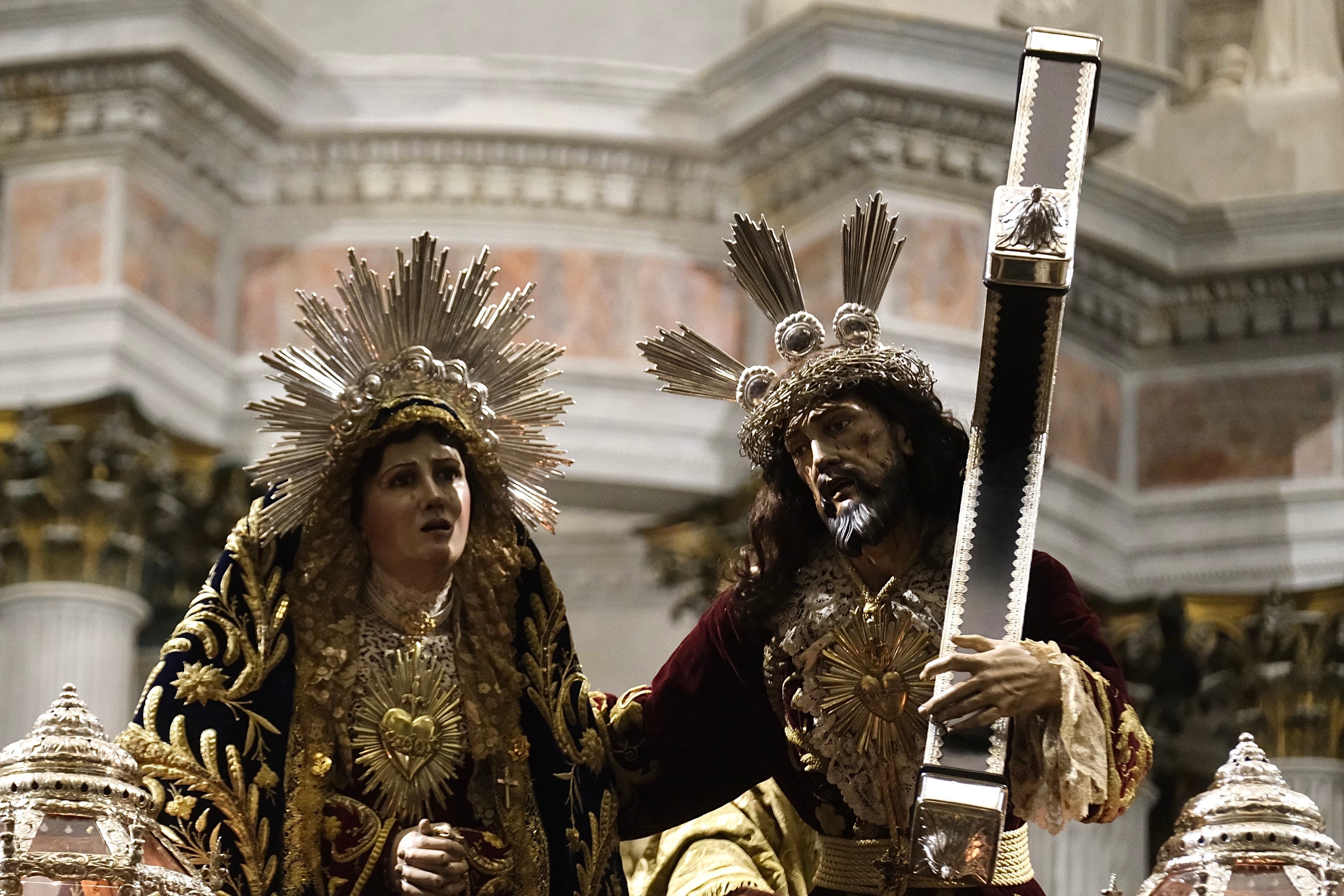 Las imágenes del Vía Crucis