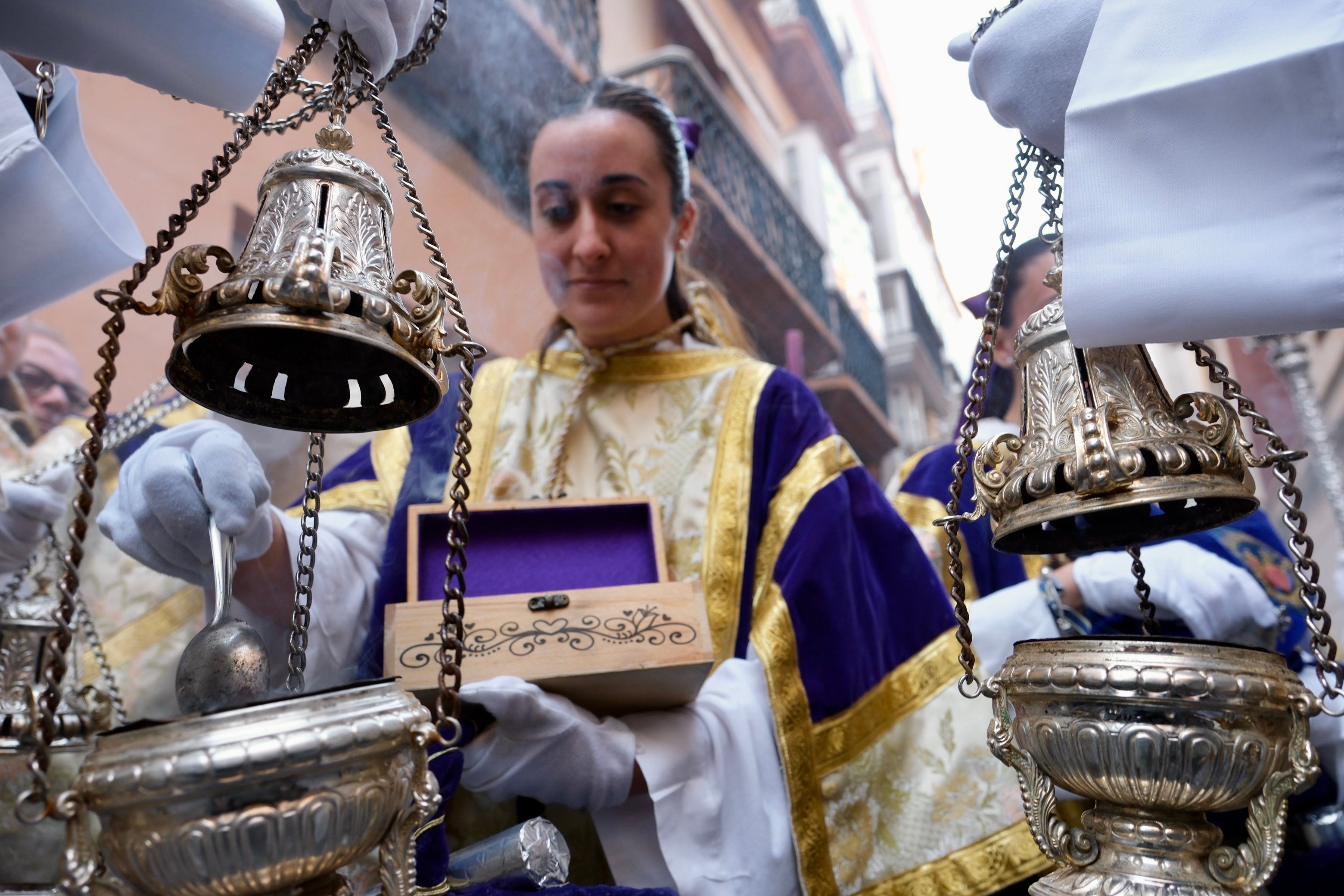 Las imágenes del Vía Crucis