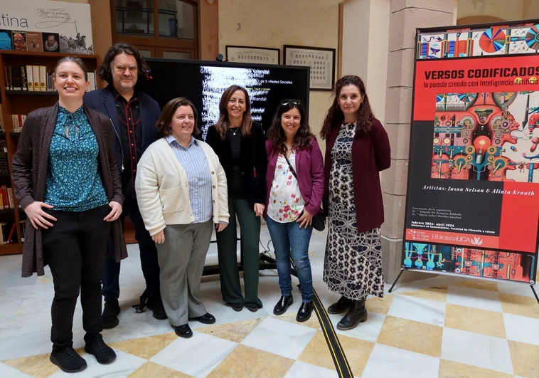 La UCA inaugura la exposición 'Versos Codificados. La poesía creada con Inteligencia Artificial' en Filosofía y Letras
