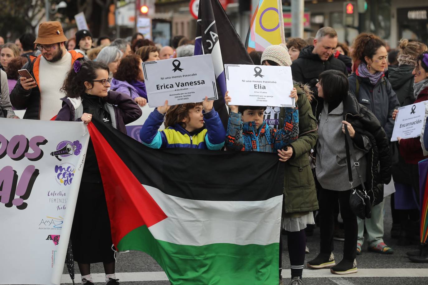 Fotos: Así ha sido la jornada feminista en Cádiz