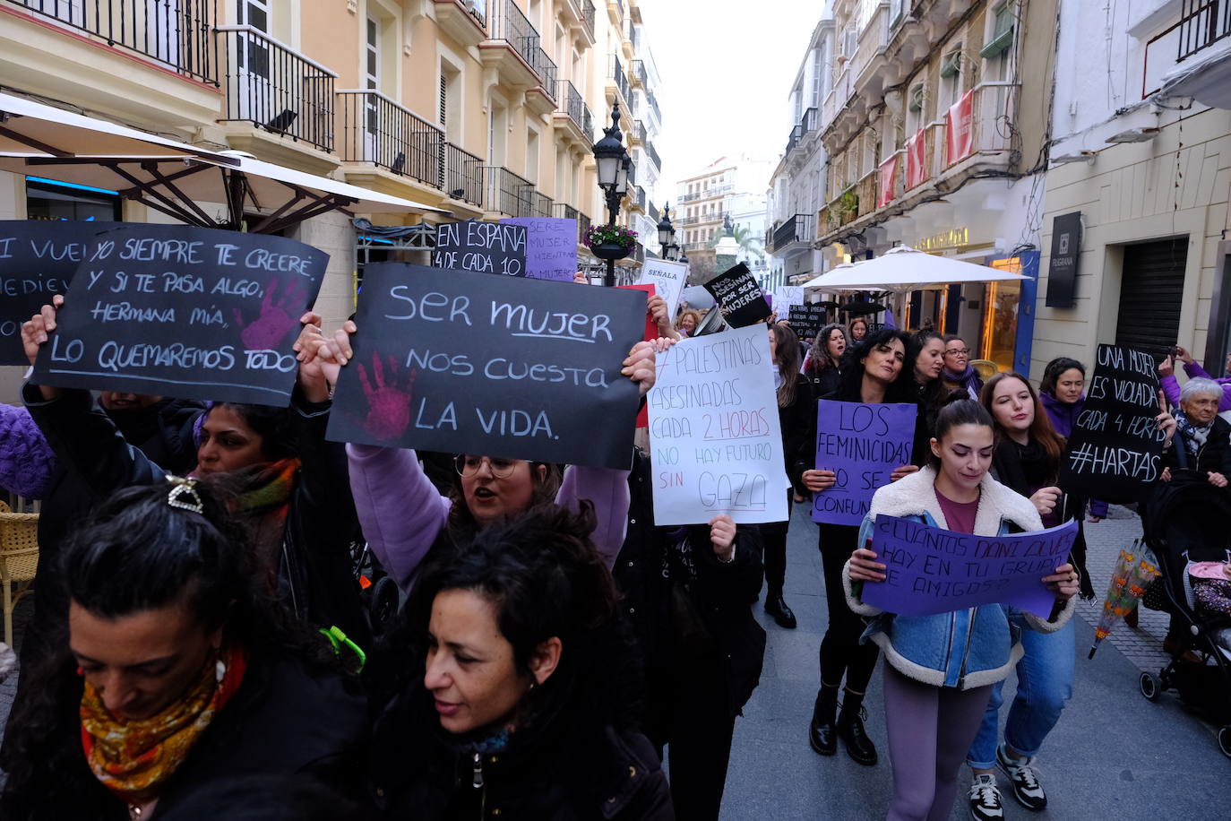 Fotos II: Manifestación 8-M en Cádiz