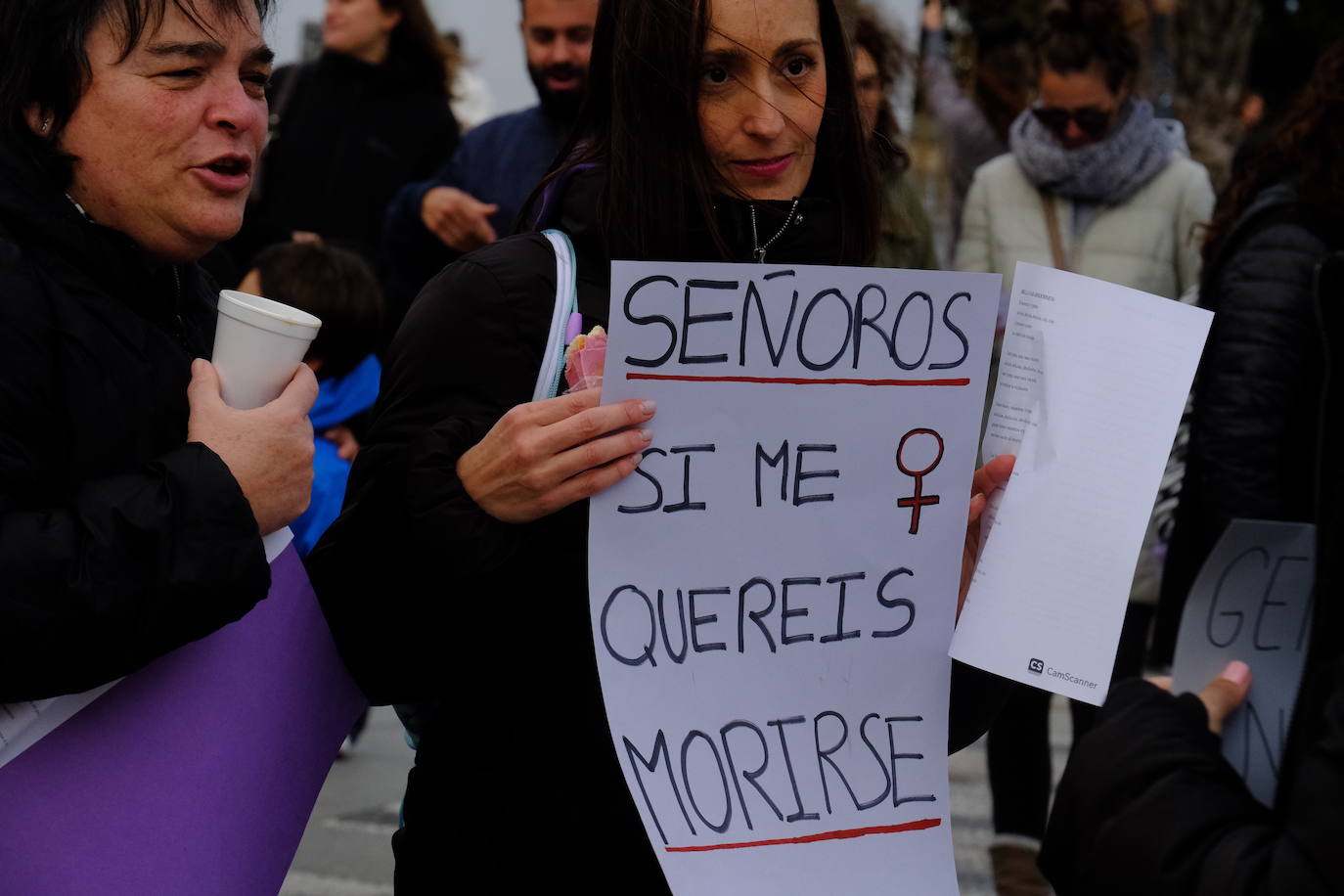 Fotos II: Manifestación 8-M en Cádiz