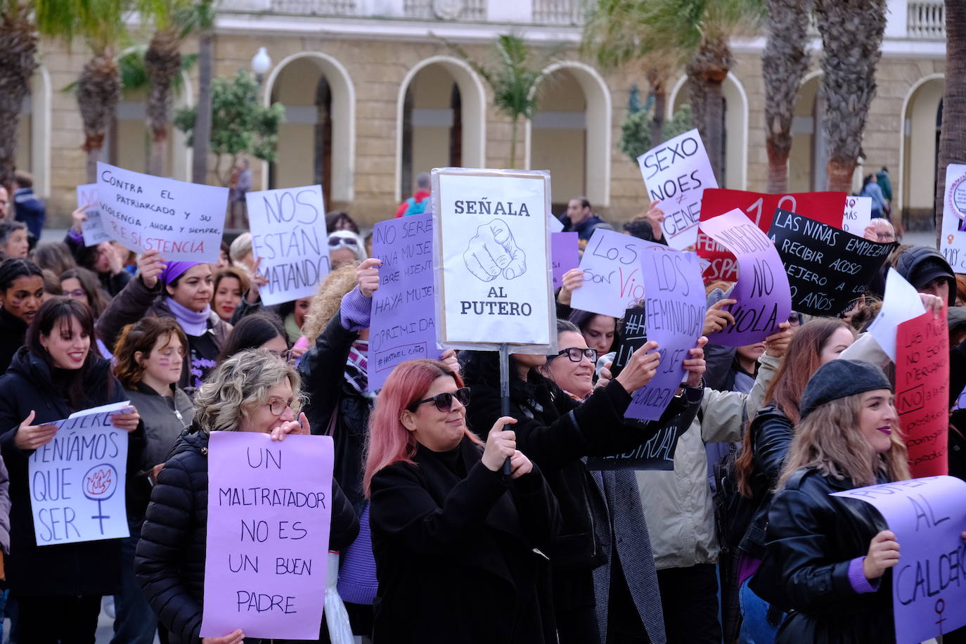 Fotos II: Manifestación 8-M en Cádiz