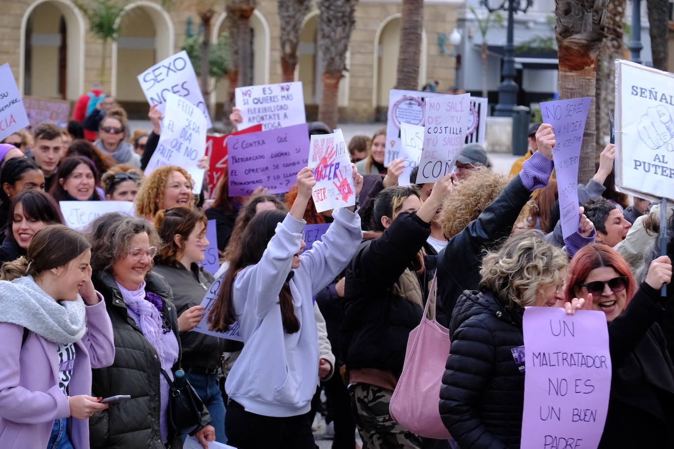 Fotos II: Manifestación 8-M en Cádiz