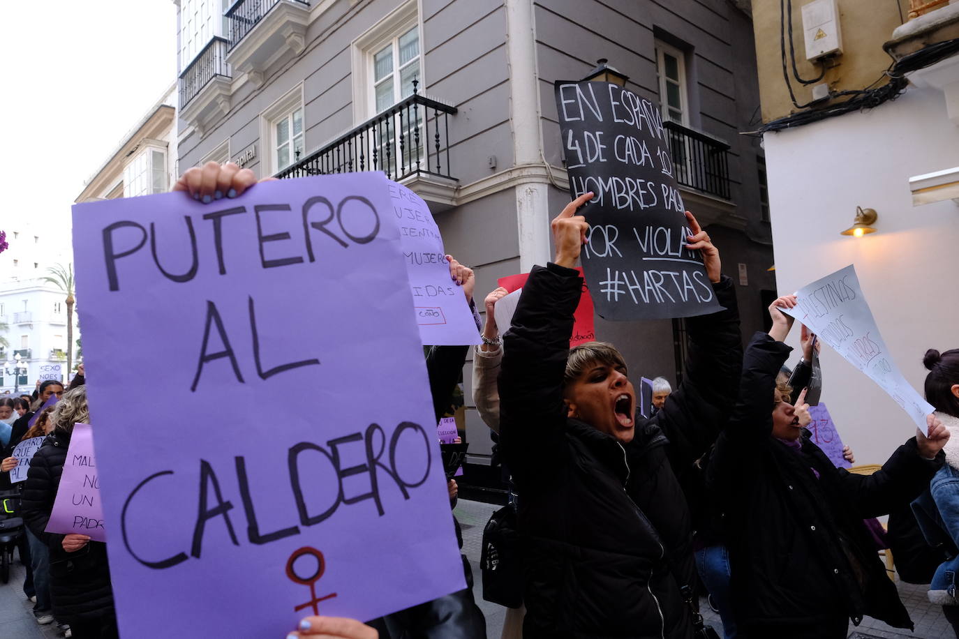 Fotos II: Manifestación 8-M en Cádiz