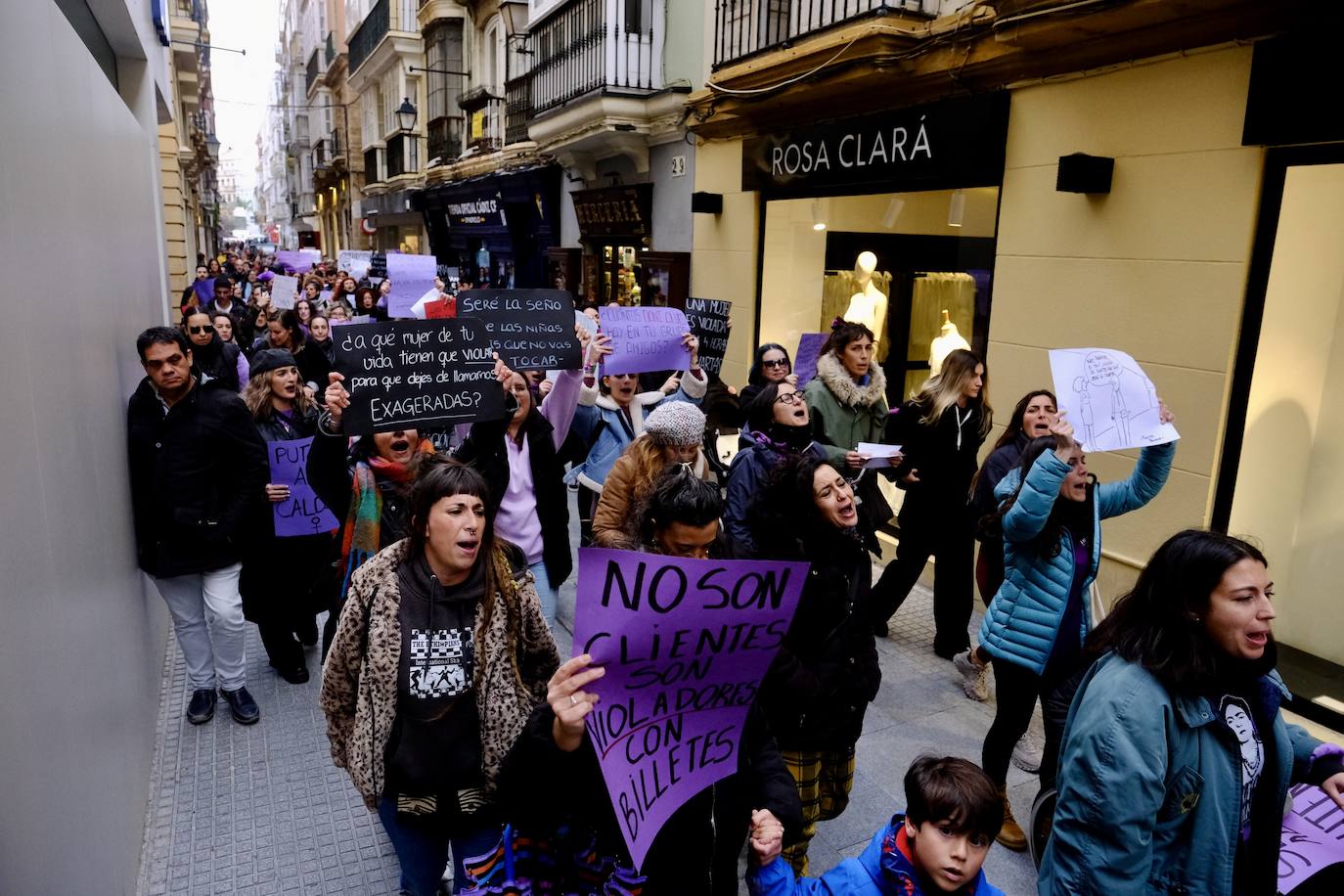 Fotos II: Manifestación 8-M en Cádiz