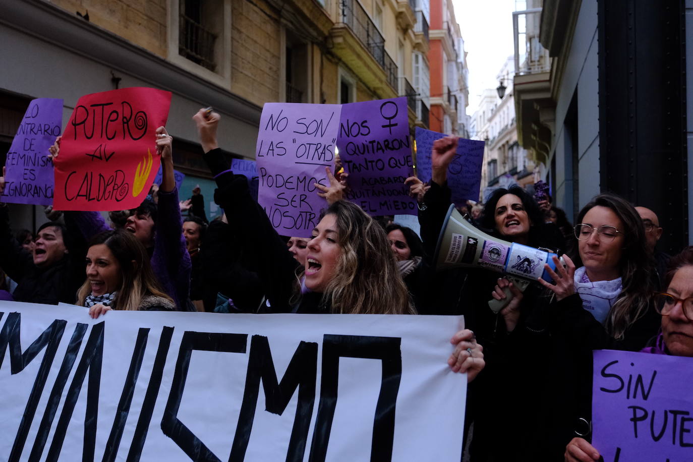 Fotos II: Manifestación 8-M en Cádiz