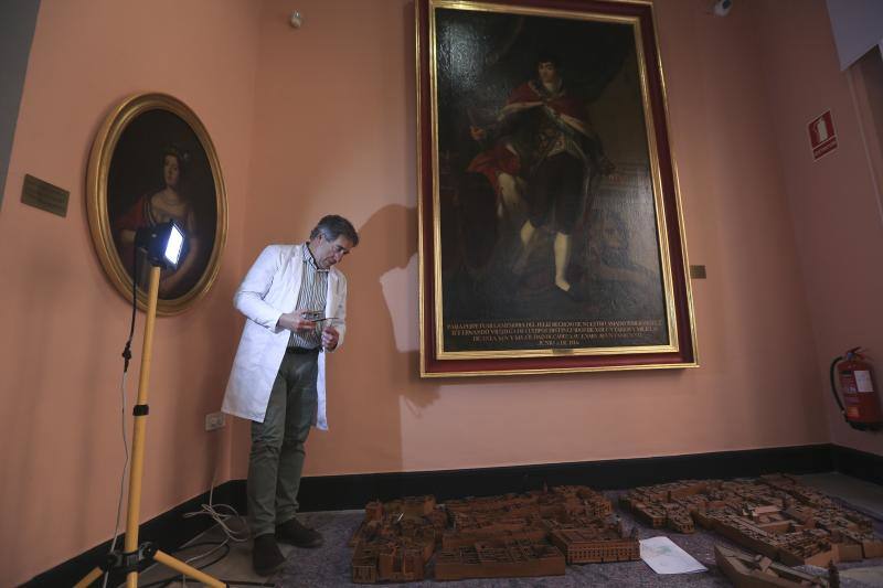 Fotos: Así está siendo la restauración de la Maqueta de Cádiz