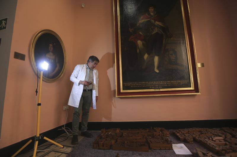 Fotos: Así está siendo la restauración de la Maqueta de Cádiz