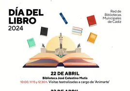 El Ayuntamiento de Cádiz celebra el Día del Libro con visitas teatralizadas, títeres, talleres y varias lecturas abiertas al público