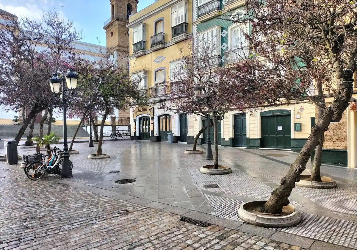 Espacio de la calle Plocia que será rotulado como Plazuela Pablo Grosso.