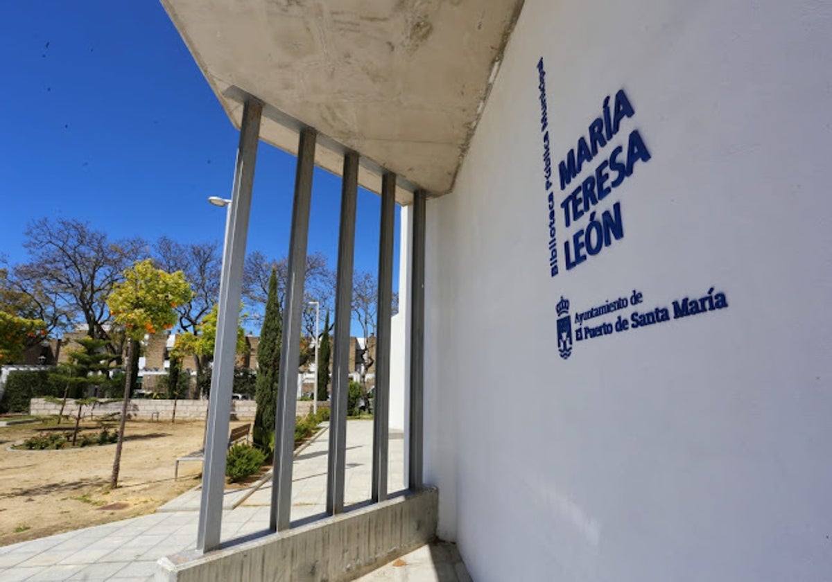 Biblioteca Municipal María Teresa León, en El Puerto.