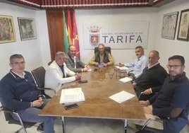 Diputación y Ayuntamiento de Tarifa avanzan en el pliego del emisario submarino de la depuradora de Atlanterra