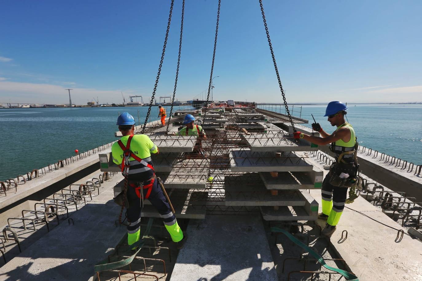 Evolución de la obra del puente Carranza