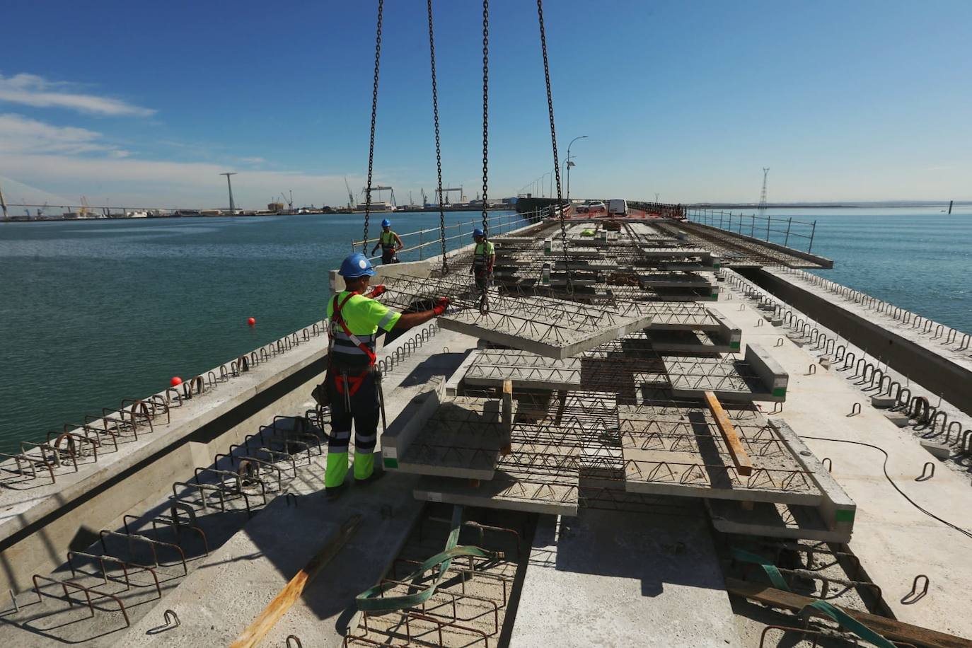 Evolución de la obra del puente Carranza