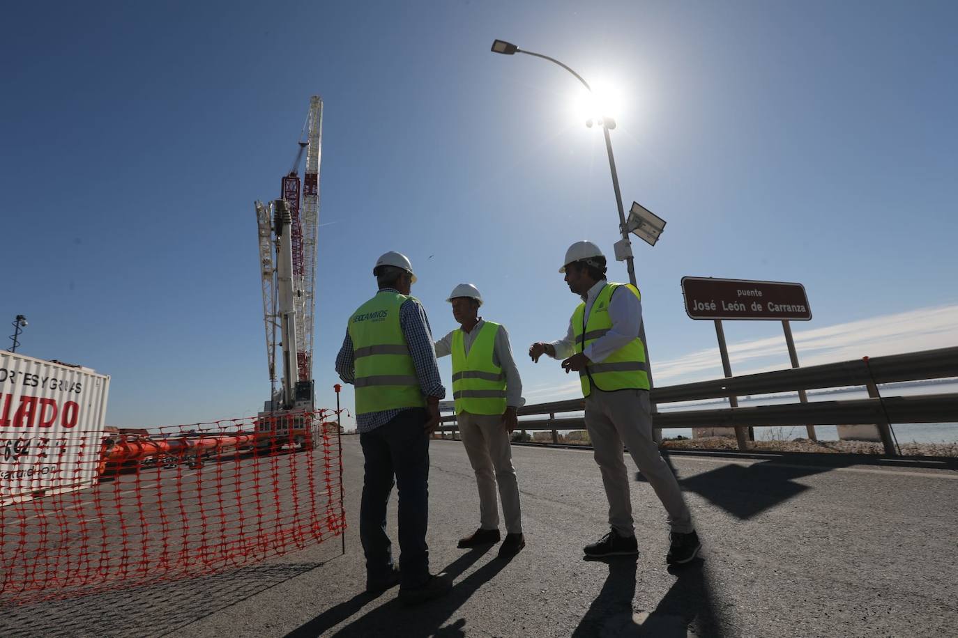 Evolución de la obra del puente Carranza