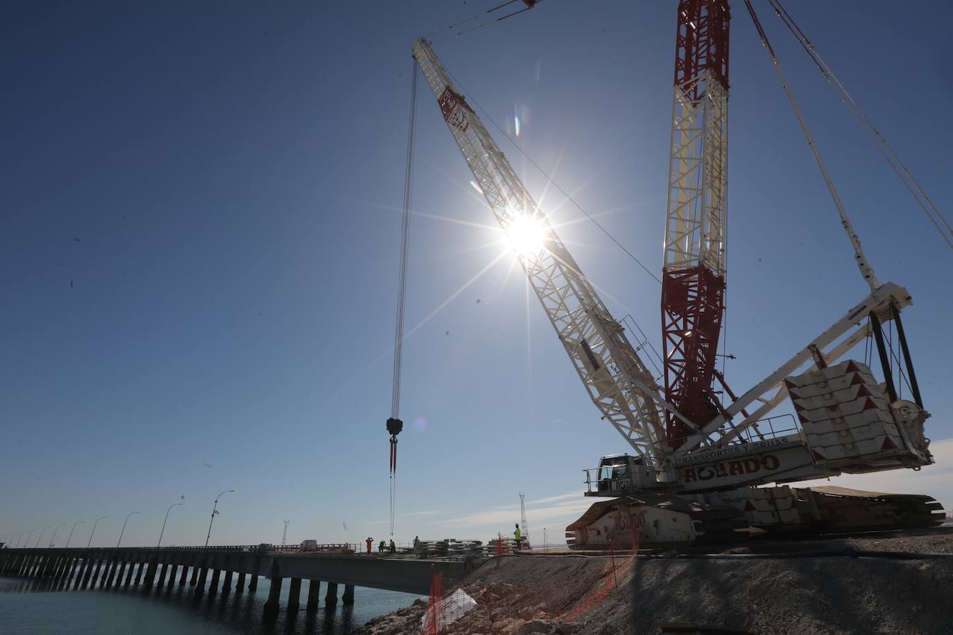 Evolución de la obra del puente Carranza