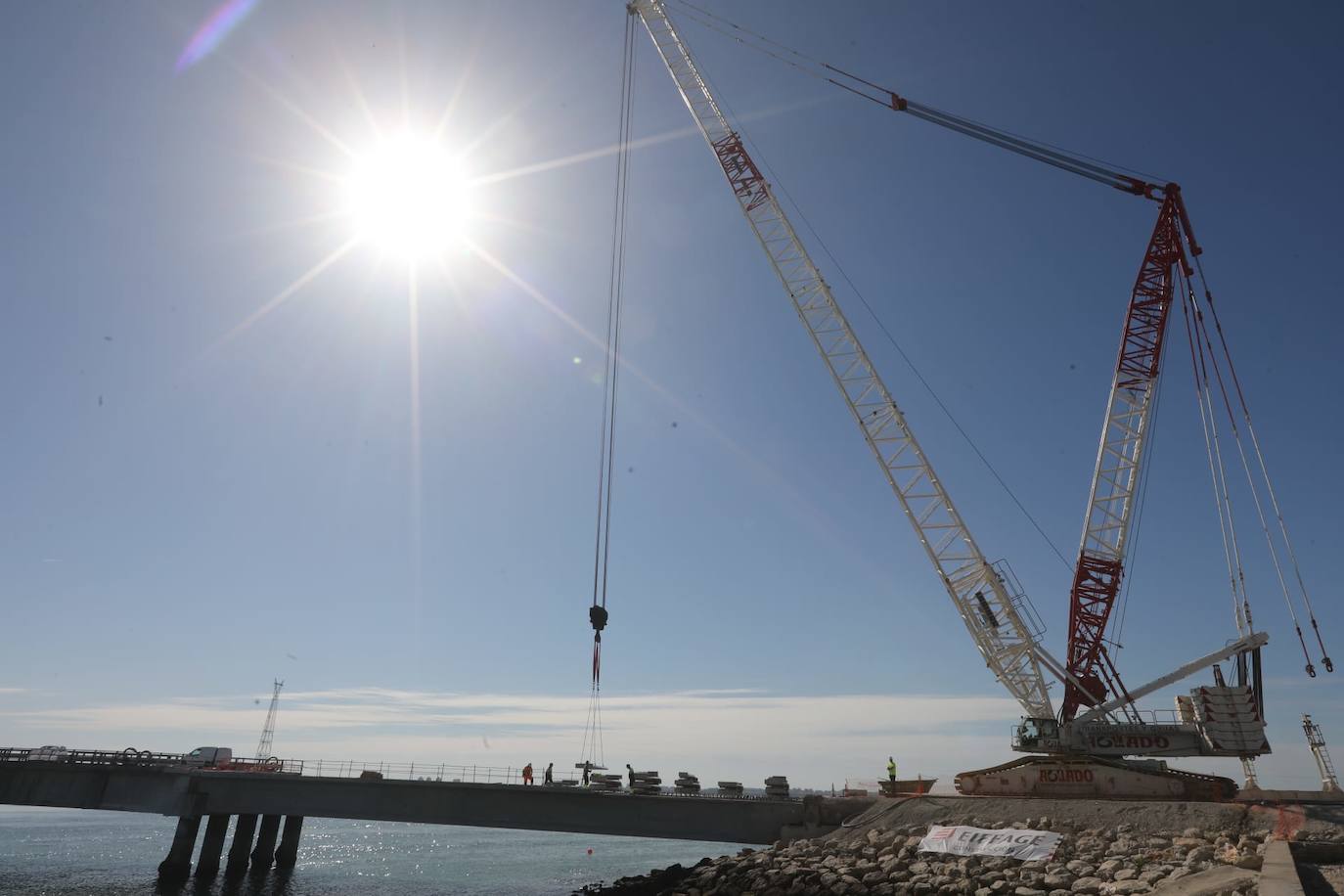 La evolución del Puente Carranza de Cádiz tras las obras, en fotos