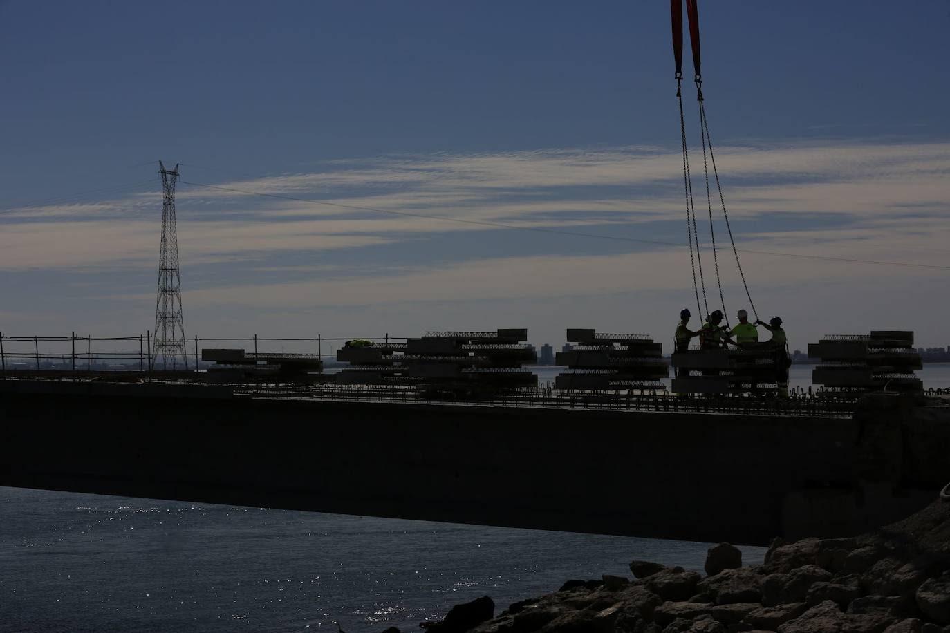 Evolución de la obra del puente Carranza